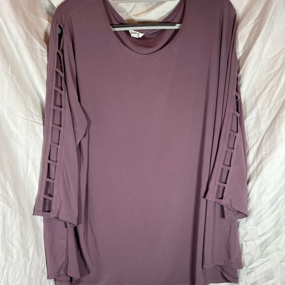 Est. 1946 Lilac Open Sleeve Blouse